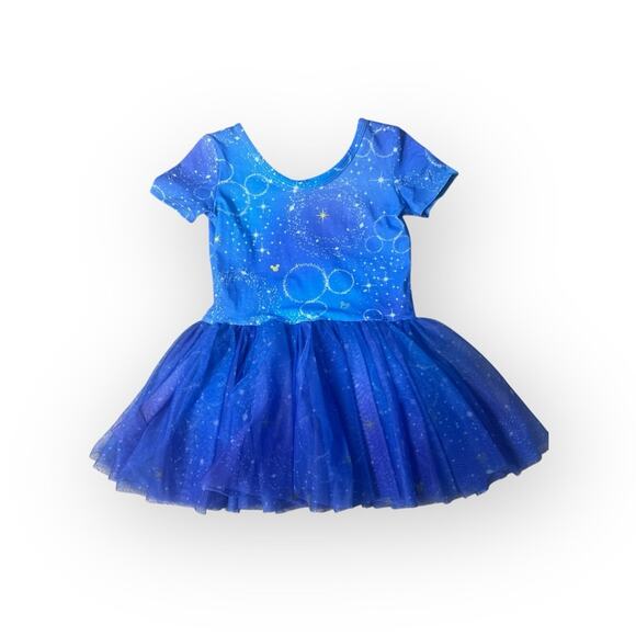 Wild Rich Kids New Disney Galaxy Anniversary Tulle Tutu Leo Dress - Picture 3 of 4